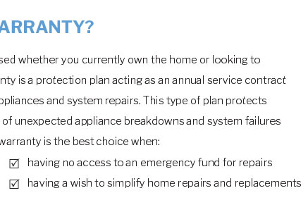 will home warranty cover pre existing conditions